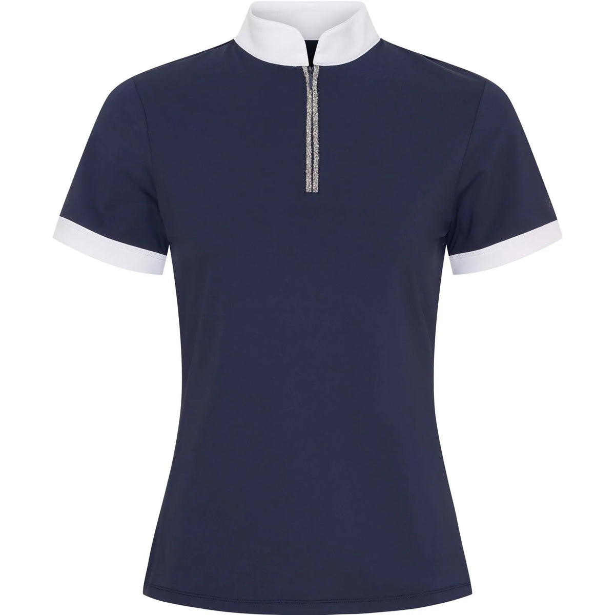 Catago Ladies Nice Short Sleeve Show Shirt- Navy