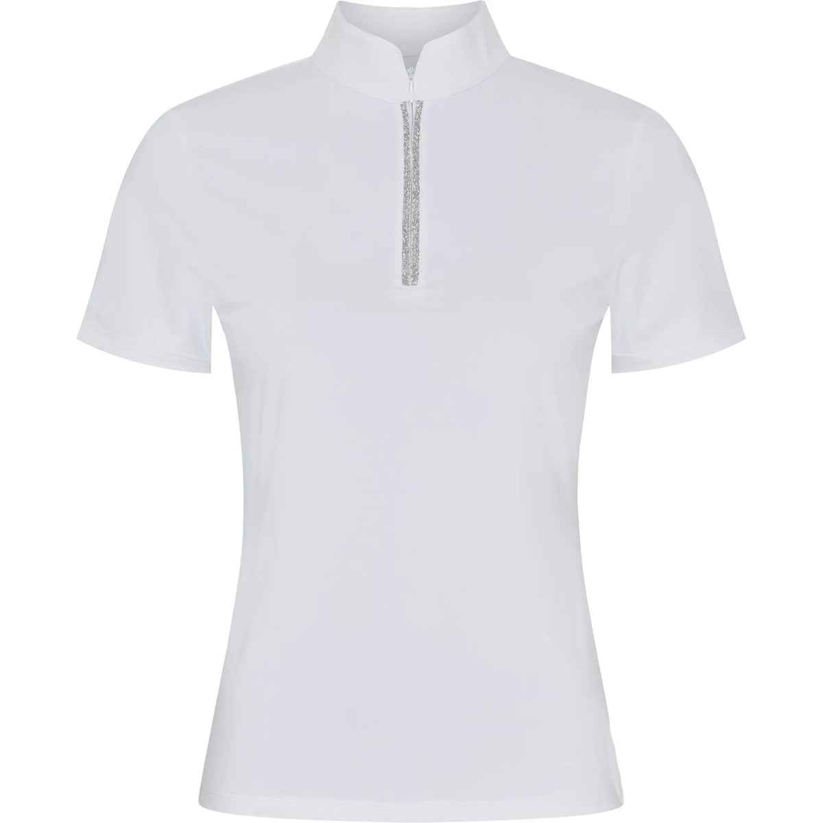 Catago Ladies Nice Short Sleeve Show Shirt- White
