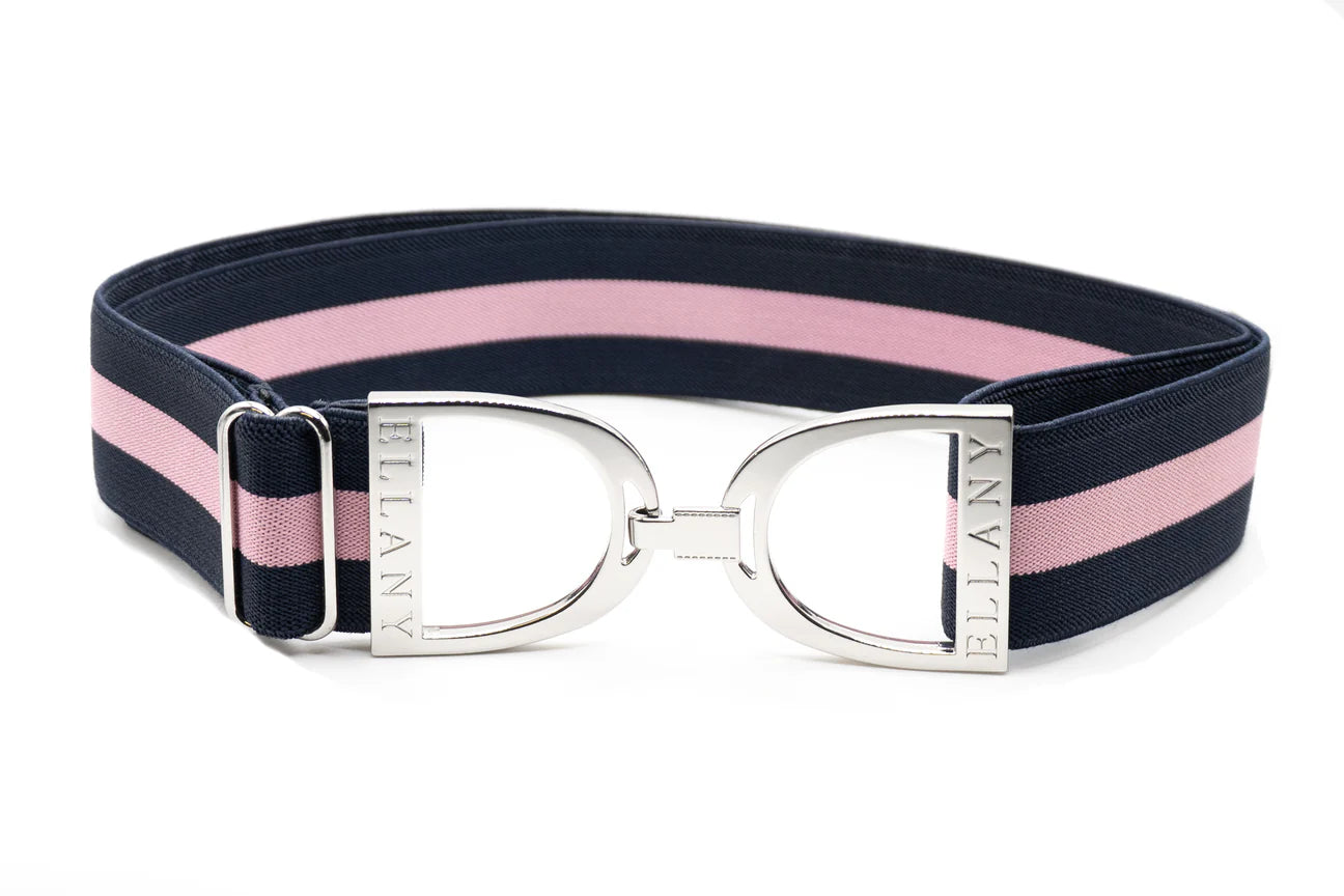 Cinturón Elástico Ellany – 1.5" de Ancho con Diseño Ecuestre