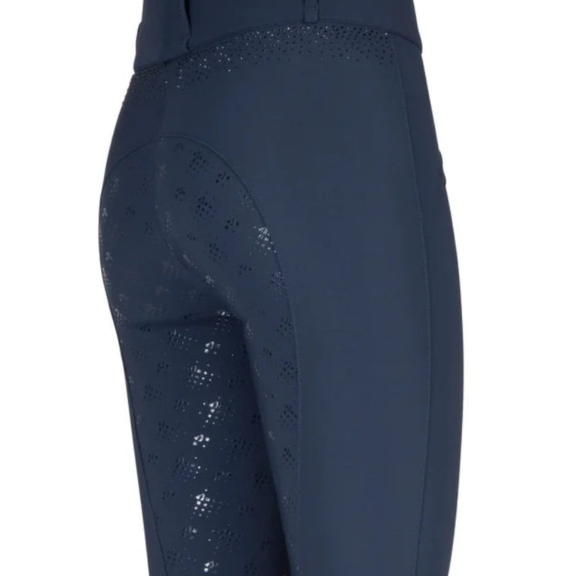 Pantalones de montar Isabelle con agarre en la rodilla negros