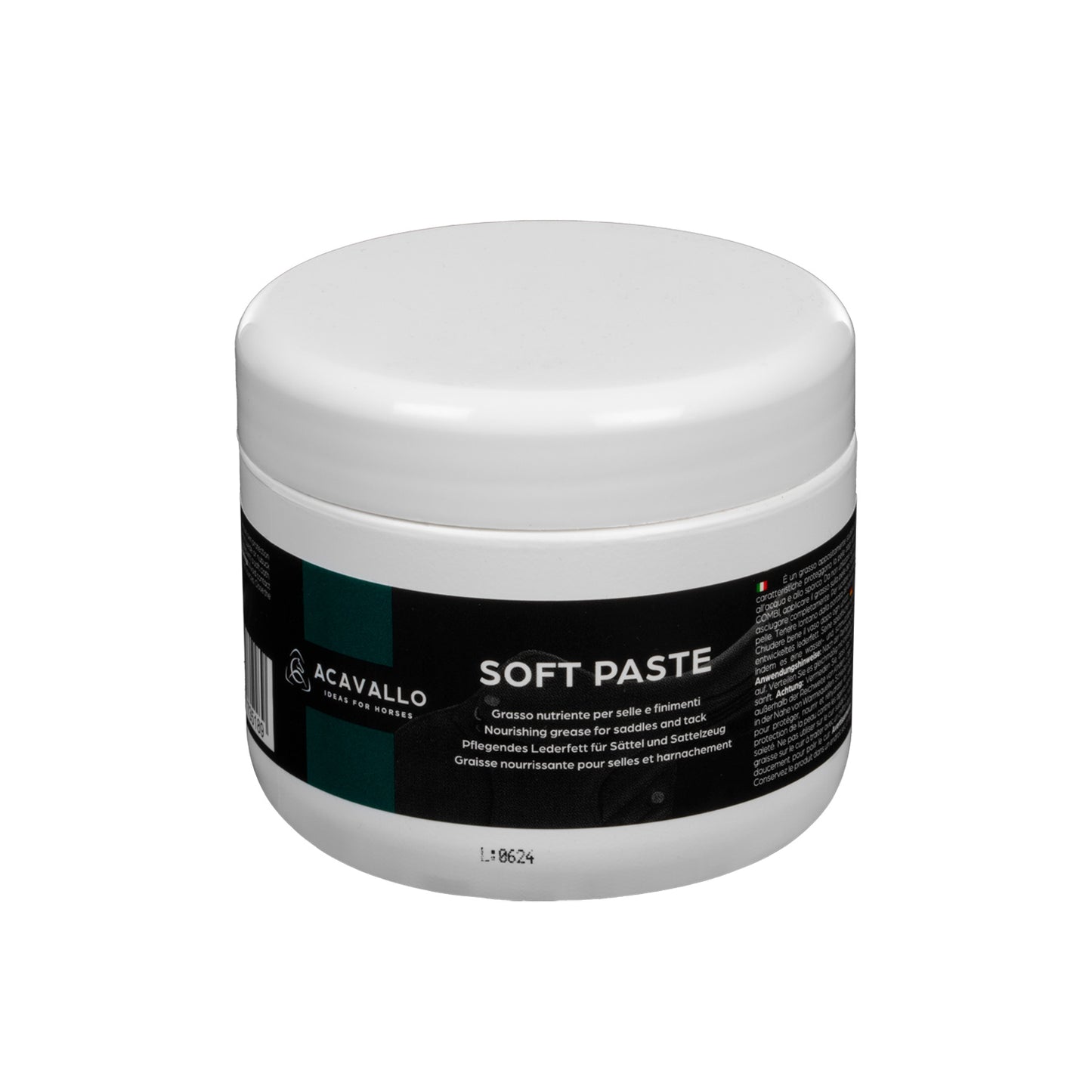 ACAVALLO MODIGLIANI JUMPING SADDLE WITH FLOCKED PANELS