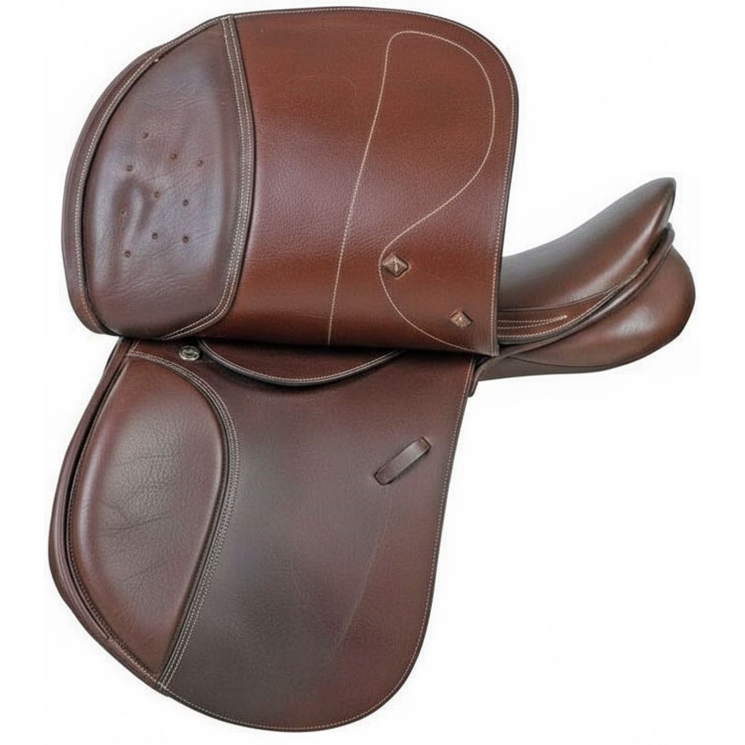 Silla de salto HKM Canyon – Marrón oscuro