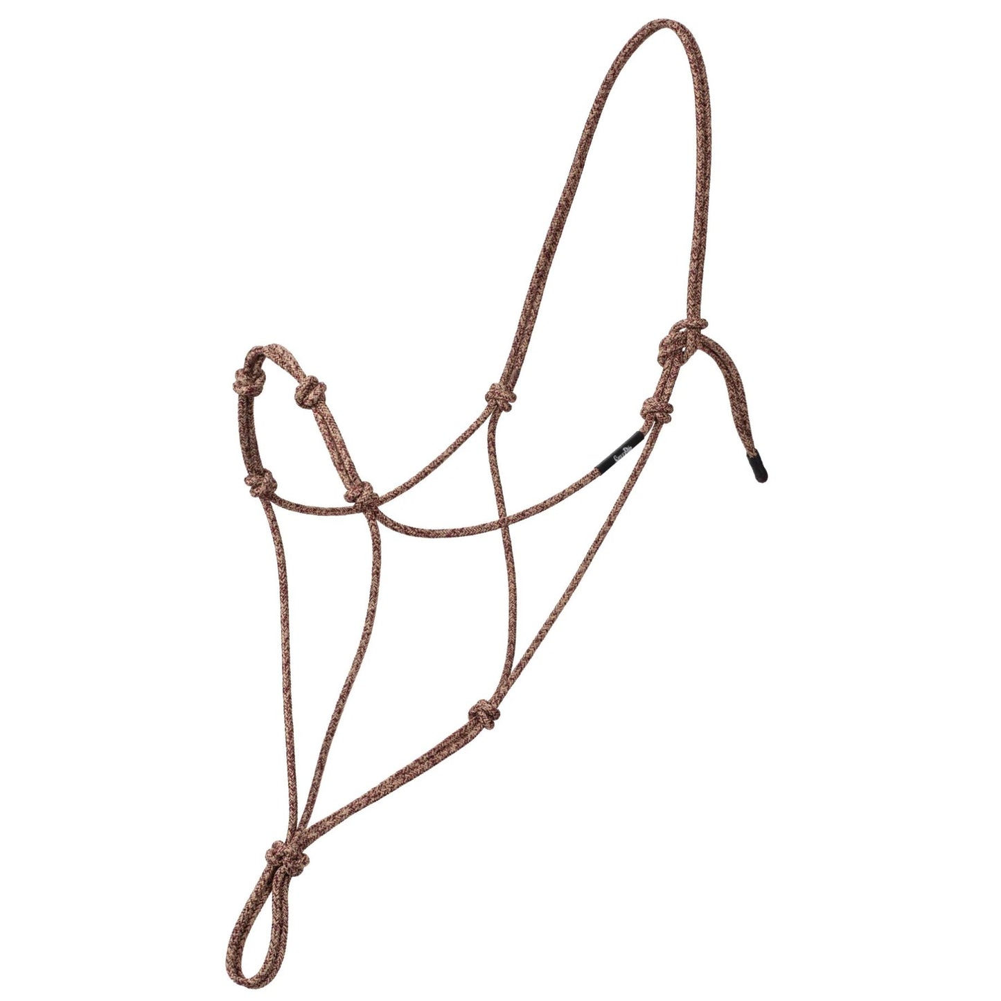 Cabezada de cuerda de cuatro nudos Weaver Silvertip, para caballo mediano