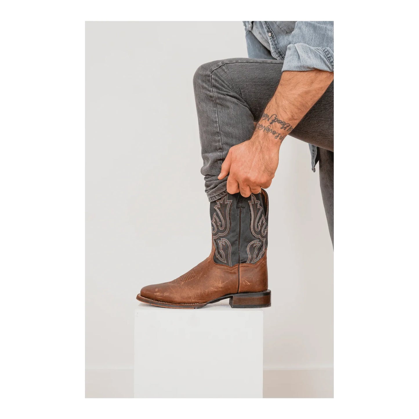 Bota vaquera de cuero Dan Post Winslow