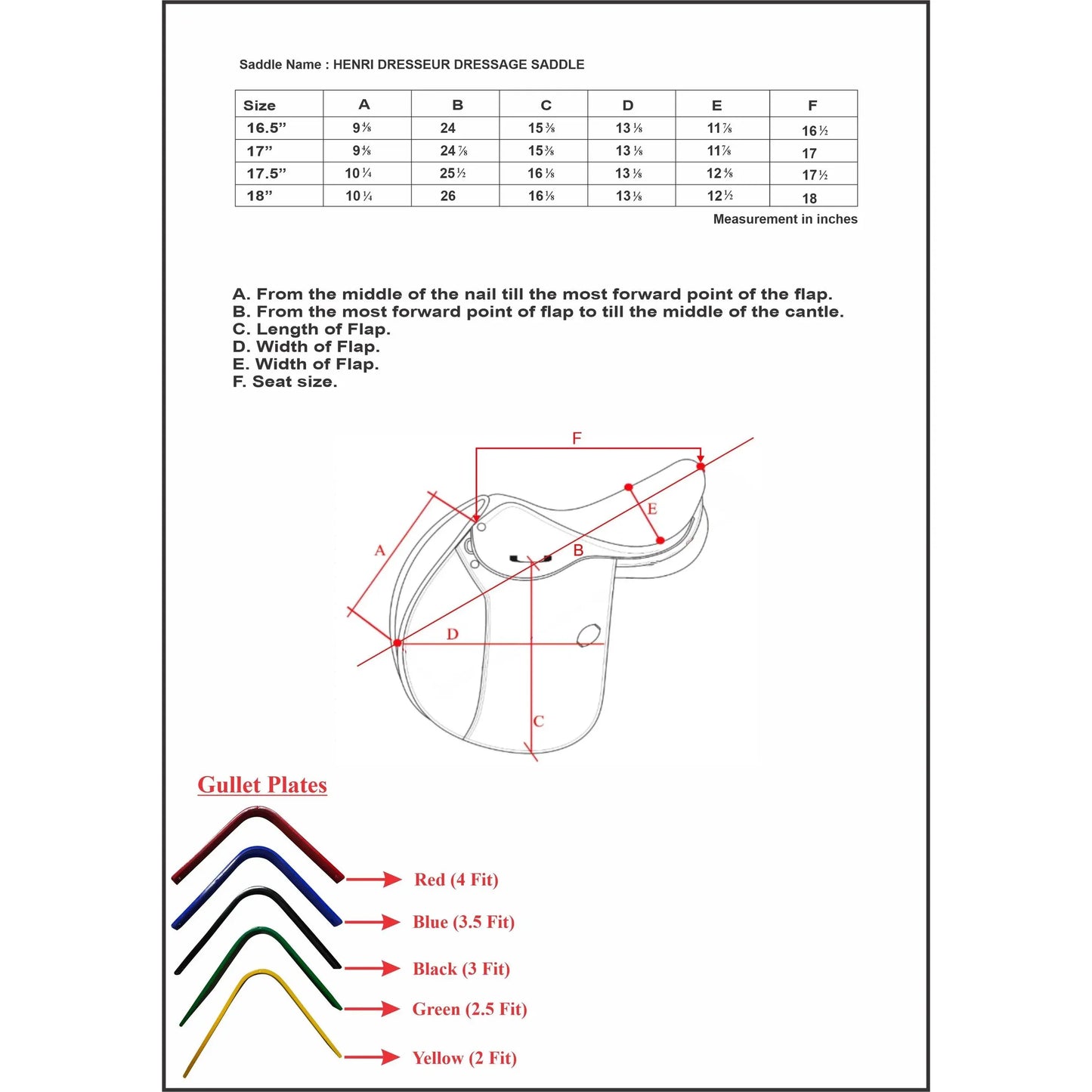 Henri de Rivel “Dresseur” IGP Dressage Saddle