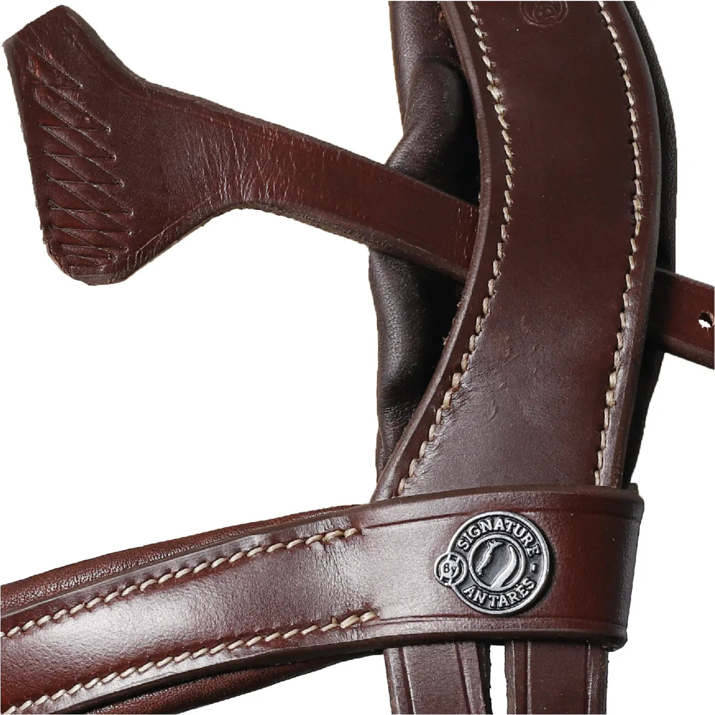 Brida de muserola Signature by Antarès Sport Flash – Piel de búfalo