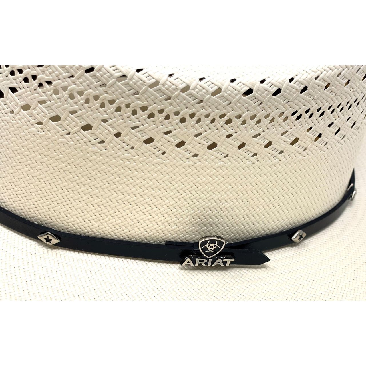 Sombrero de paja Ariat 20X color marfil doble S