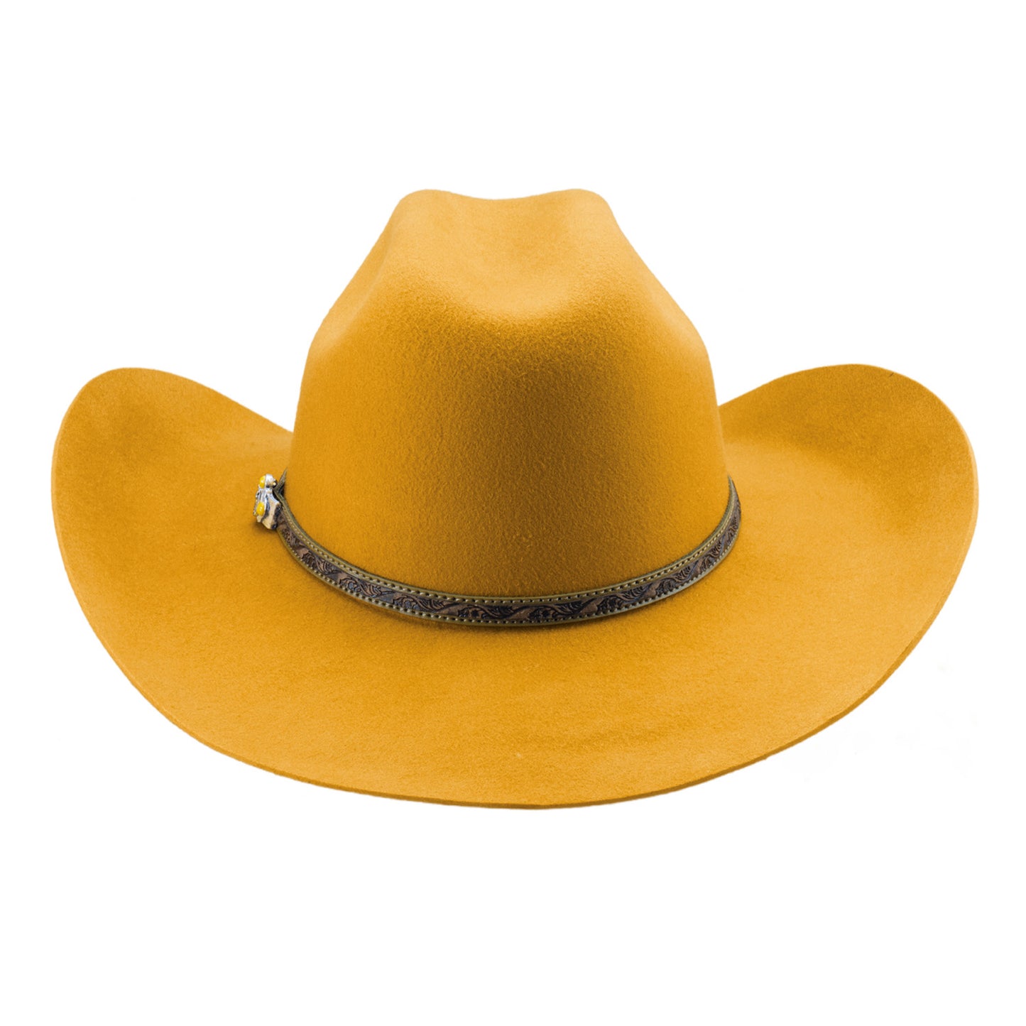 Life With You 4X Premium Wool Cowboy Hat – Mustard | Rodeo Round Up Felt Collection