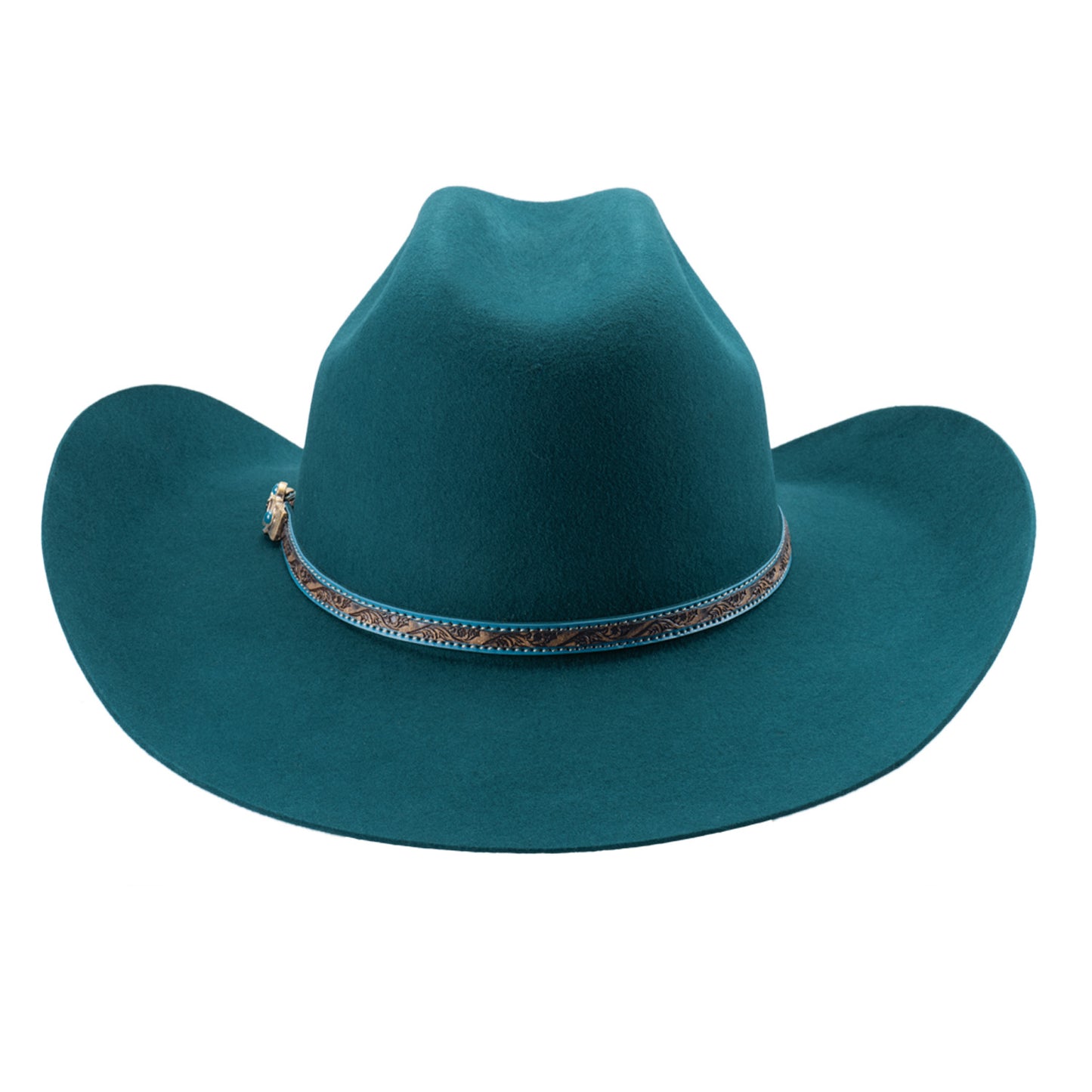 Life With You 4X Premium Wool Cowboy Hat – Turquoise | Rodeo Round Up Felt Collection