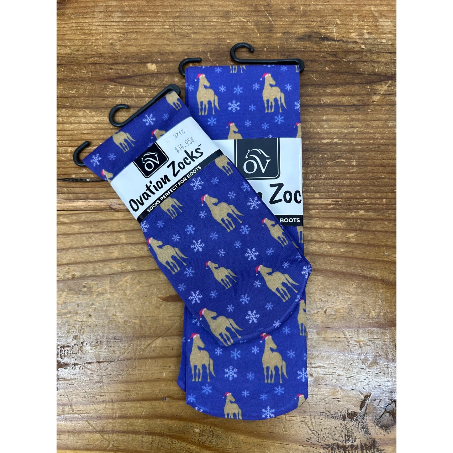 Ovation Zocks™ – Christmas Horse Knee-High Riding Socks