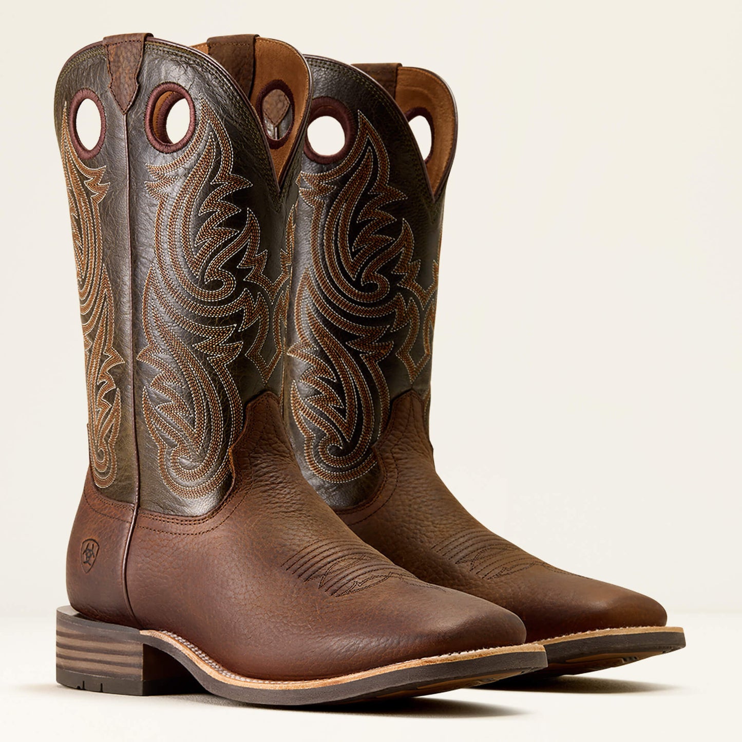 Ariat Highland Toughstock Wide Square Toe Cowboy Boot