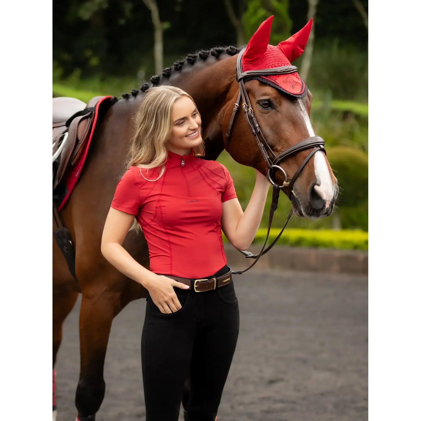 Kerrits Charisma Camisa de Equitación Sin Mangas Coolcore® – Colores Sólidos, Fresca y Deportiva