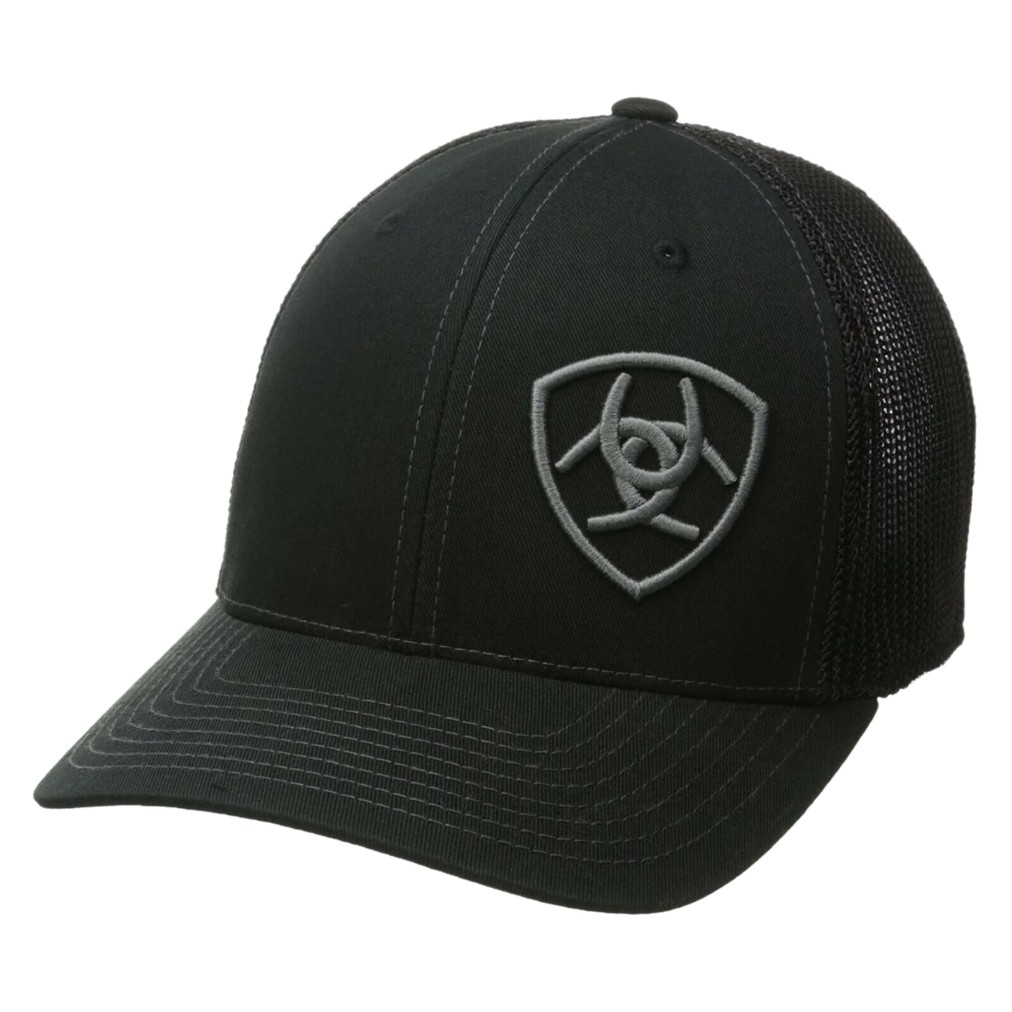 Gorra Ariat con bordado 3D negra