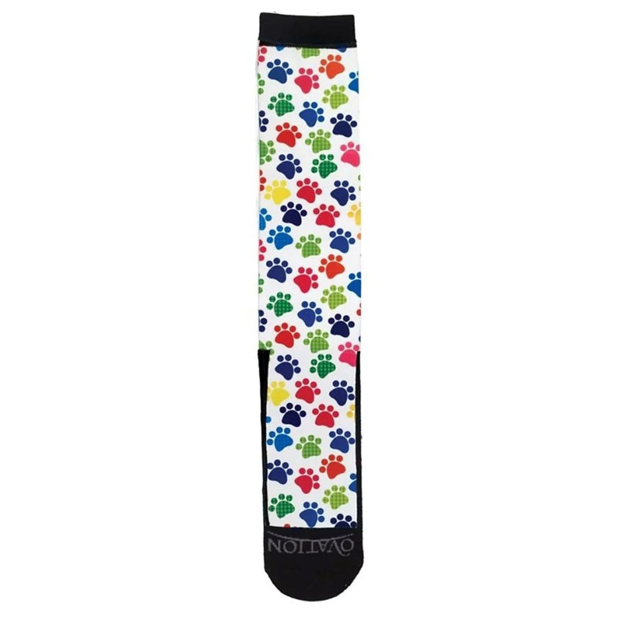 Ovation PerformerZ Boot Socks – Rainbow Puppy Prints