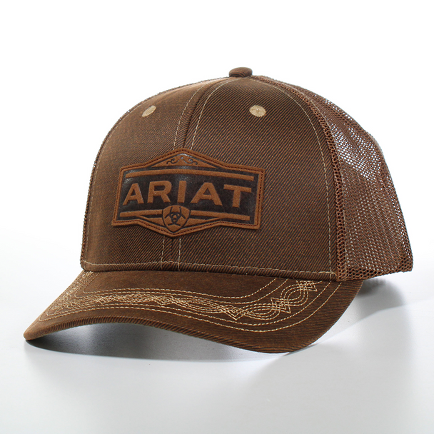 Gorra Ariat con bordado 3D negra
