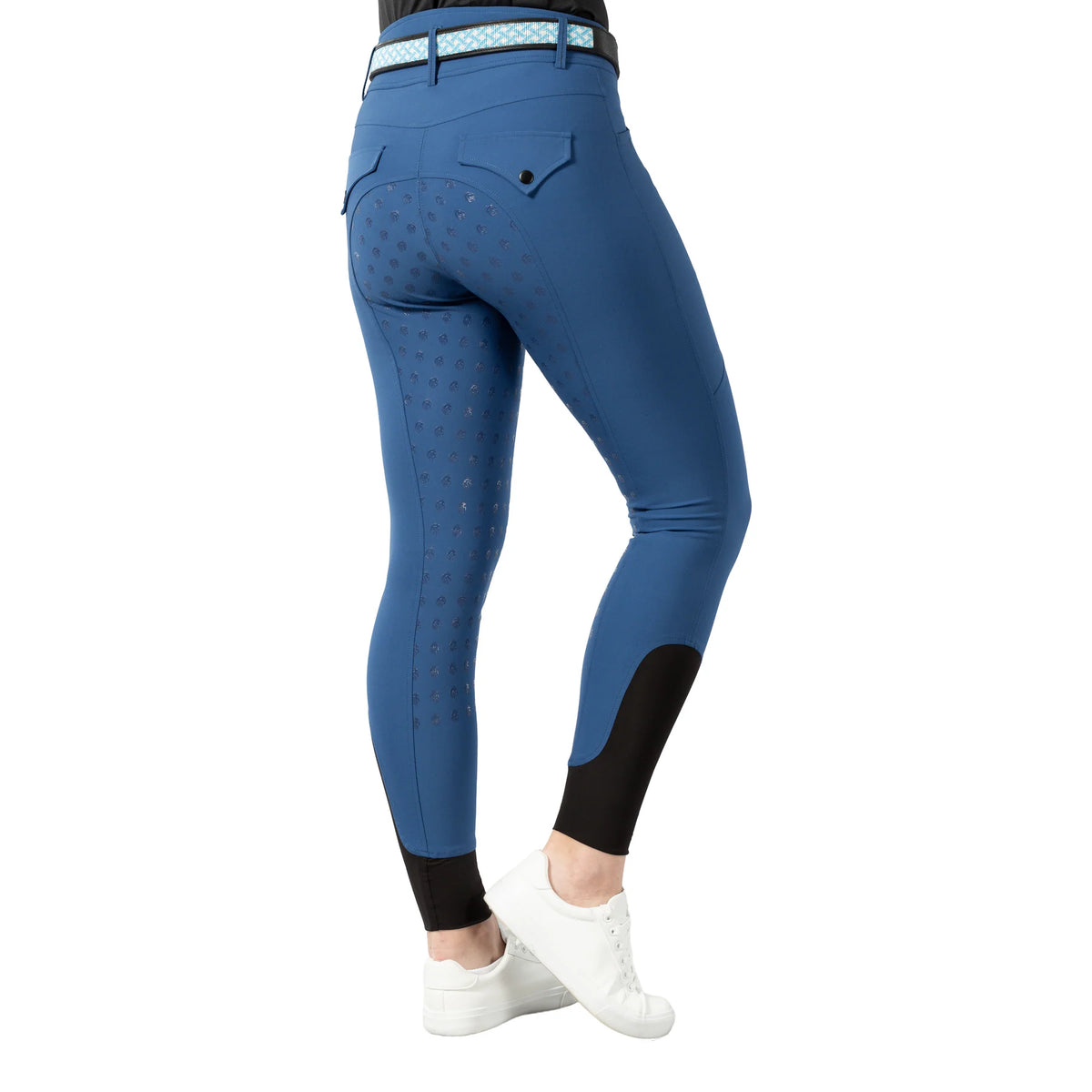 Equinavia Annika Womens Silicone Full Seat Breeches - Galaxy Blue