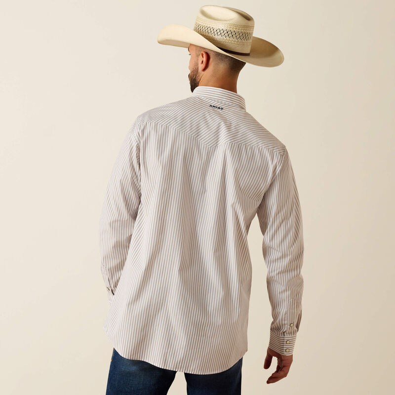 Camisa con broches ajustada Ariat Pro Series Frasier | Camisa de broches vaquera de alto rendimiento para hombre