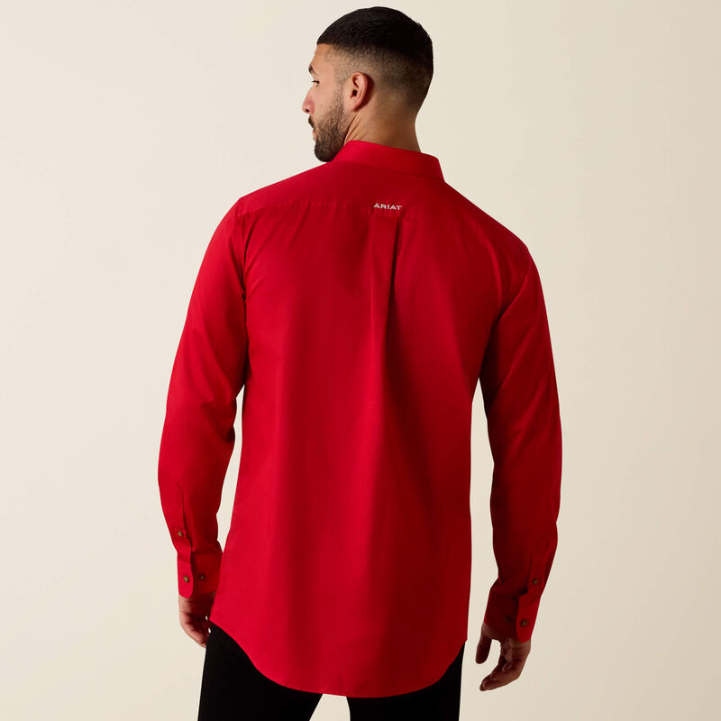 Ariat Team Logo Lightweight Twill Fitted Shirt