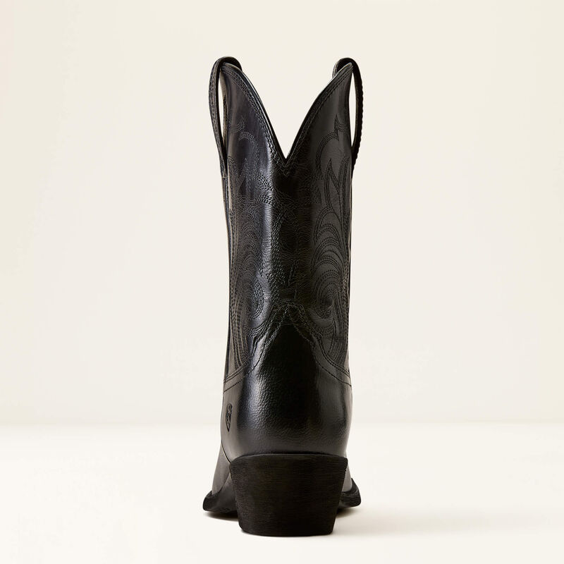 Botas vaqueras de cuero para mujer Ariat Heritage Noir R Toe