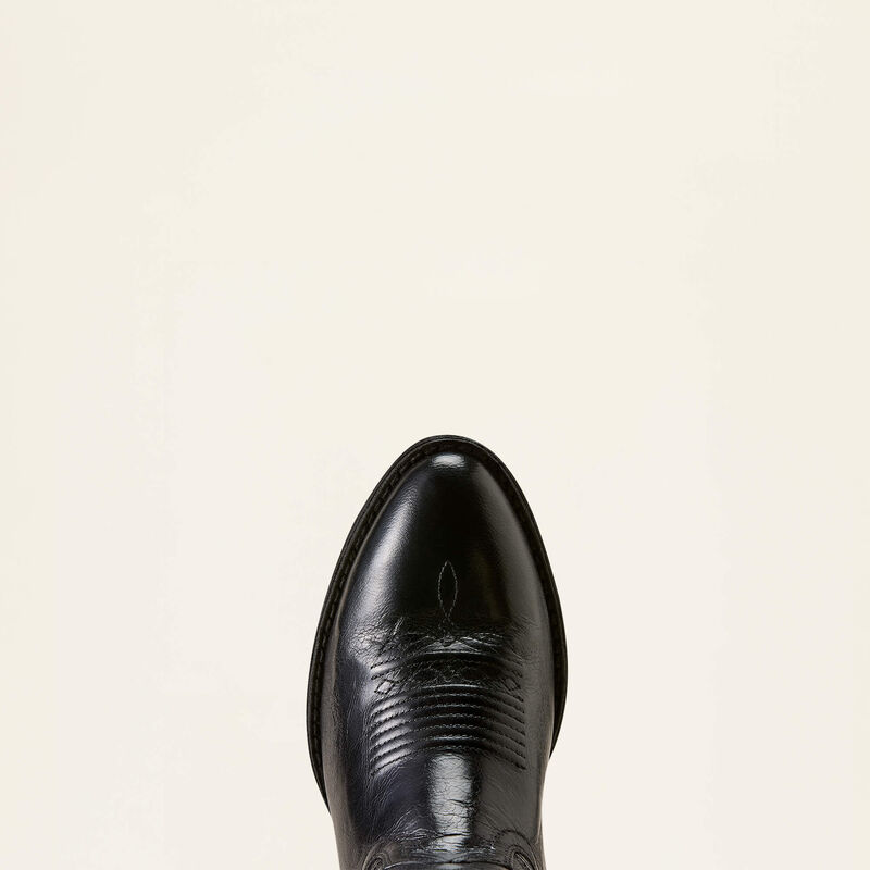 Botas vaqueras de cuero para mujer Ariat Heritage Noir R Toe