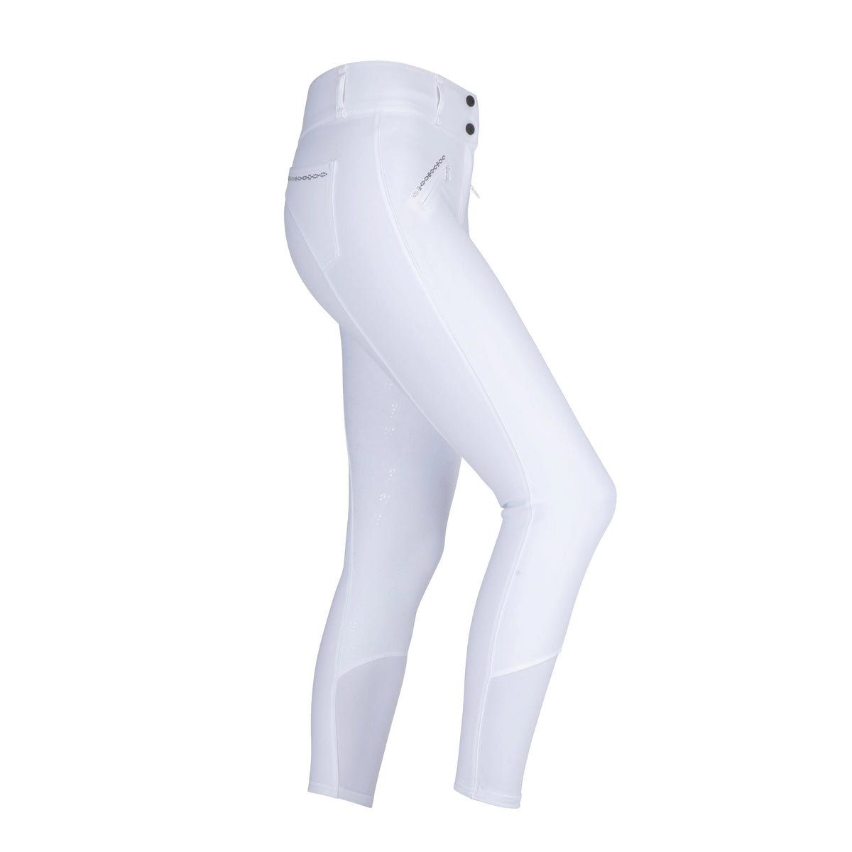 Aubrion Optima GX Full Seat Breeches White