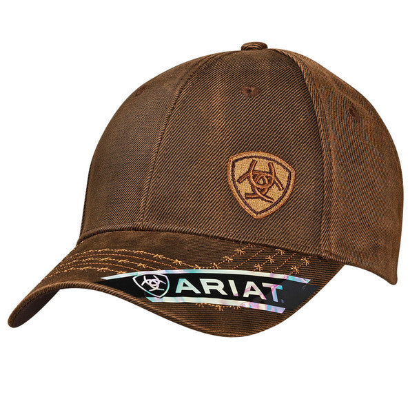 Gorra Ariat con bordado 3D negra