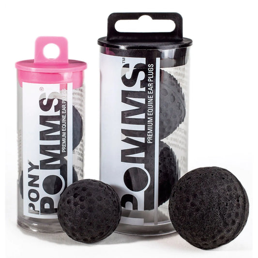 Pomms Equine Earplugs - Black