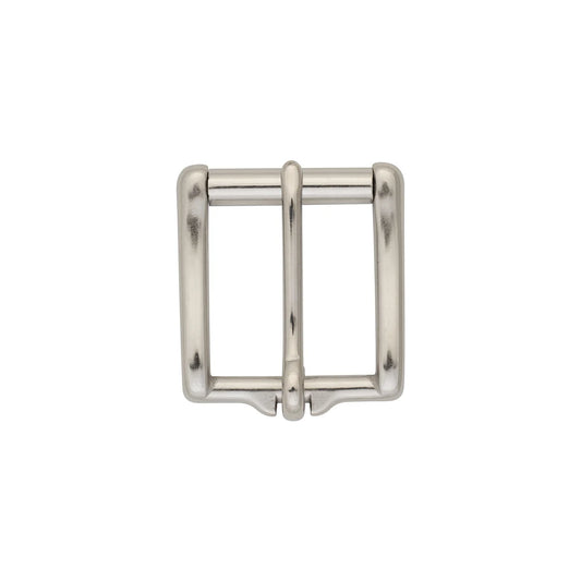 Metallic rectangular ring on a white background
