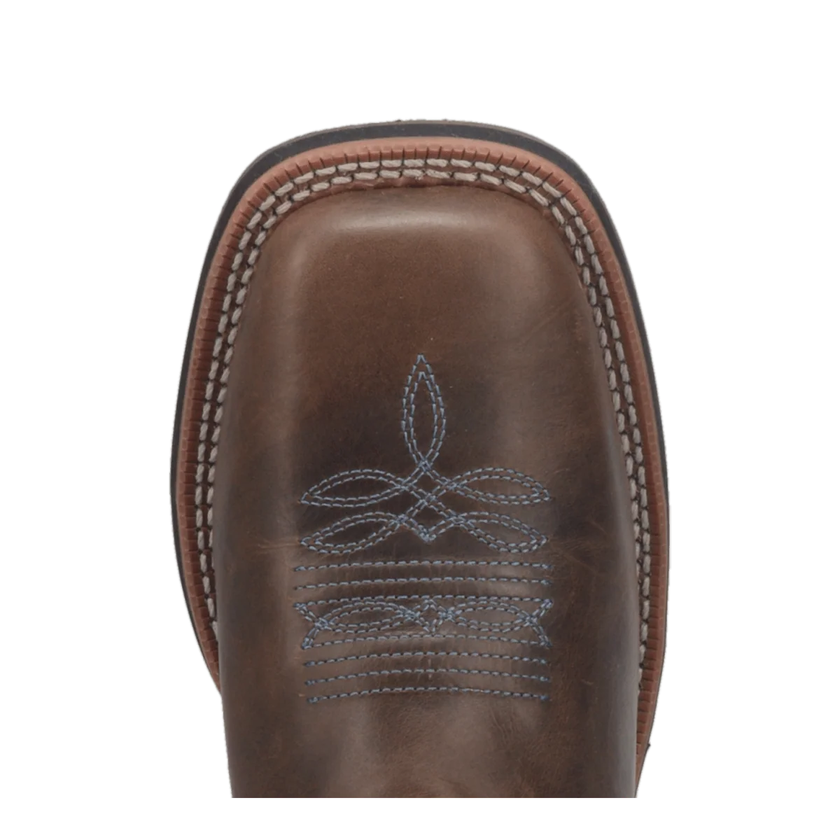 Botas vaqueras de cuero y mezclilla para mujer Laredo Isla – Bronceado/Azul