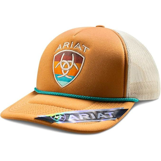 Gorra Ariat con bordado 3D negra