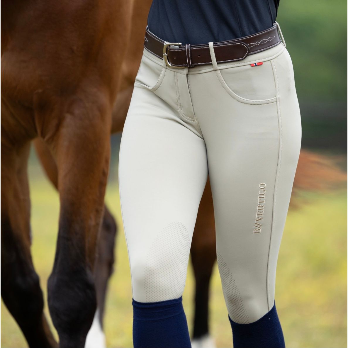 B Vertigo Meghan Womens Silicone Knee Patch Breeches image 11