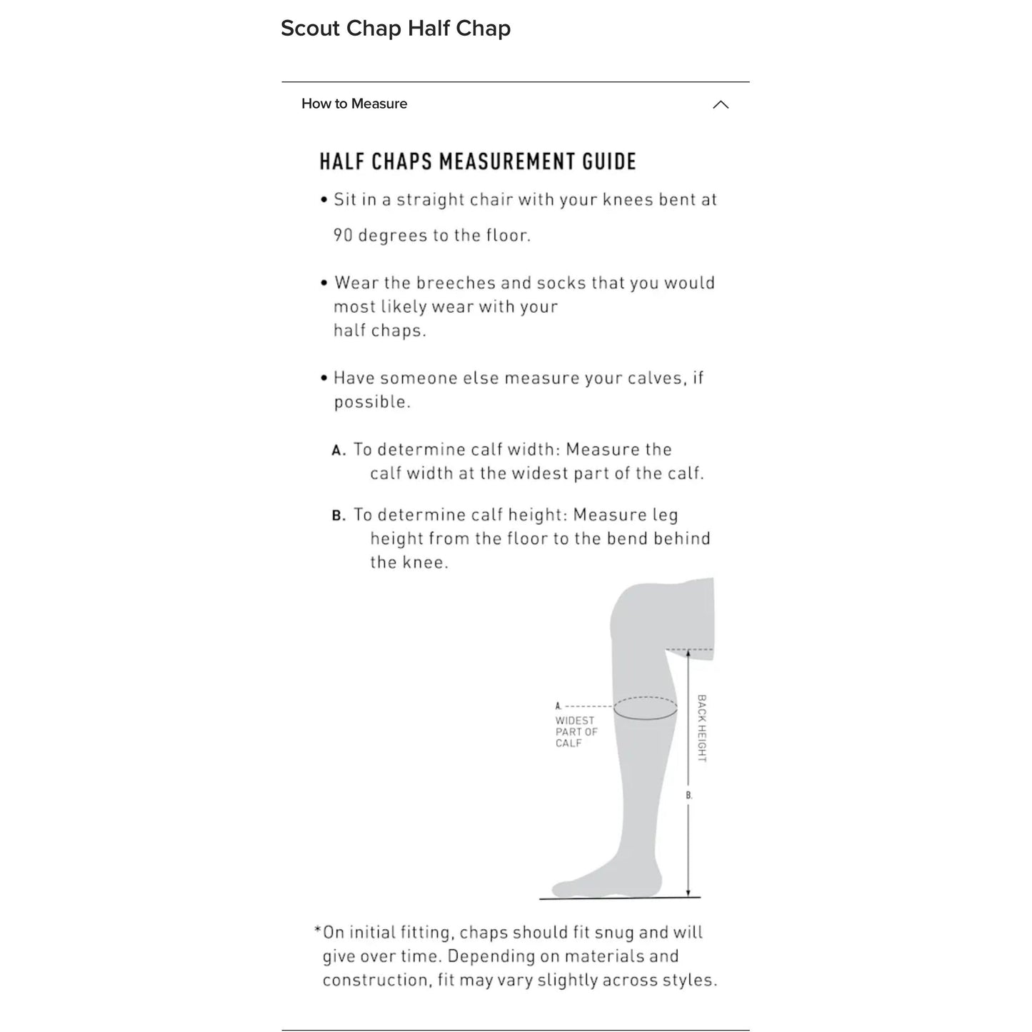 Ariat Youth Scout Chap Half Chap image 4