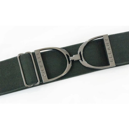 Ellany Forest  2" Gunmetal Stirrup Elastic Belt image 0