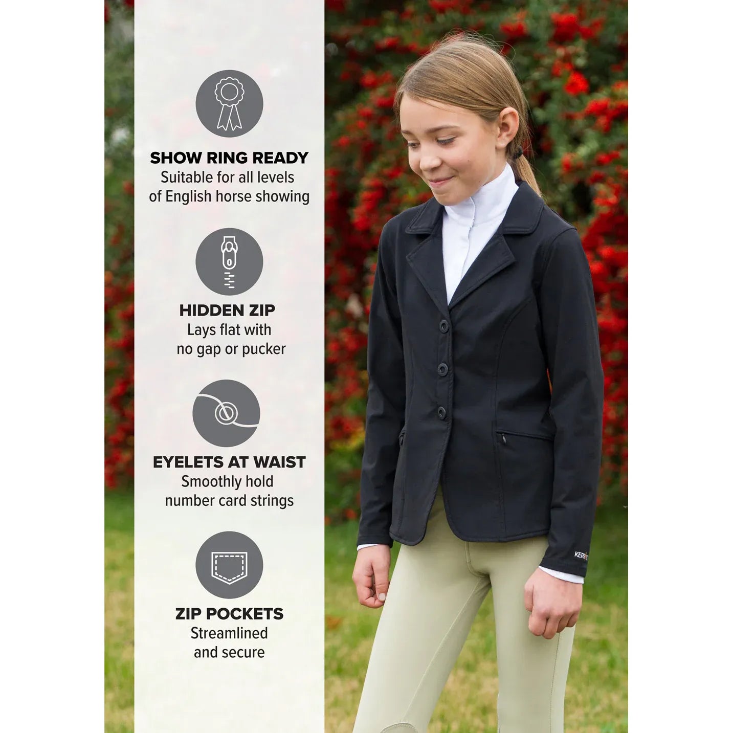 Kids Stretch Competitor Show Coat image 6