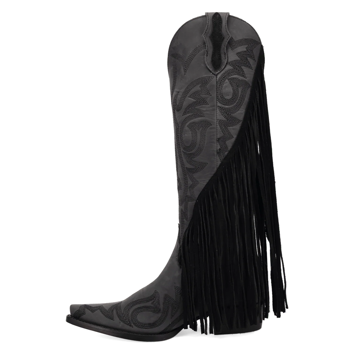 Botas vaqueras de piel con flecos para mujer Walk West