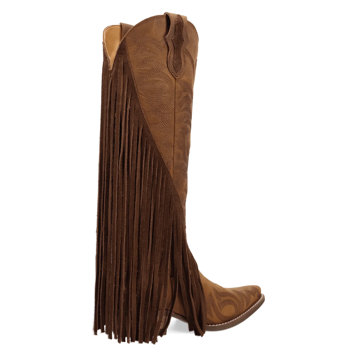 Botas vaqueras de cuero con flecos para mujer Walk West