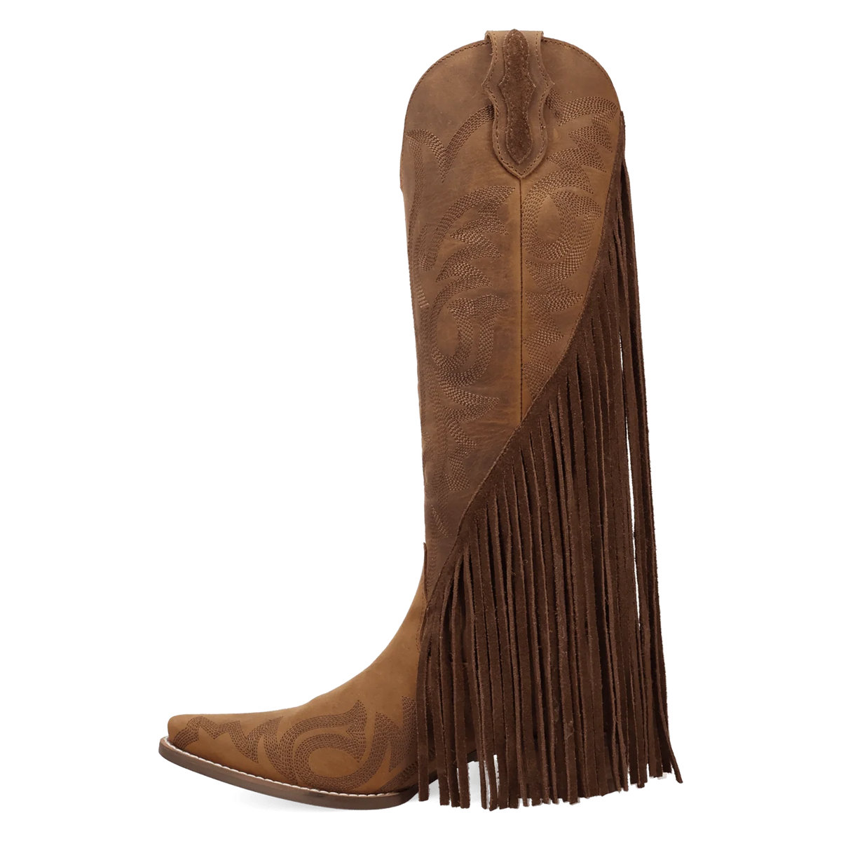 Botas vaqueras de cuero con flecos para mujer Walk West