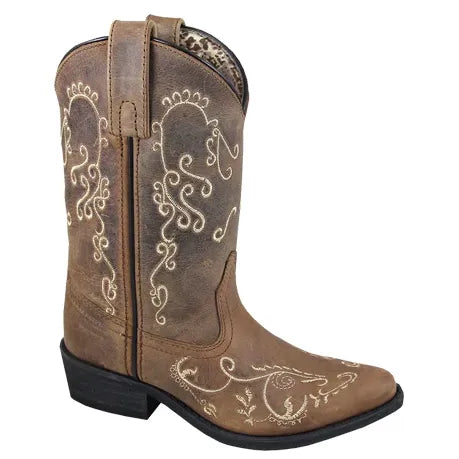 Smoky Mountain Kids Jolene Snip Toe Western Boot