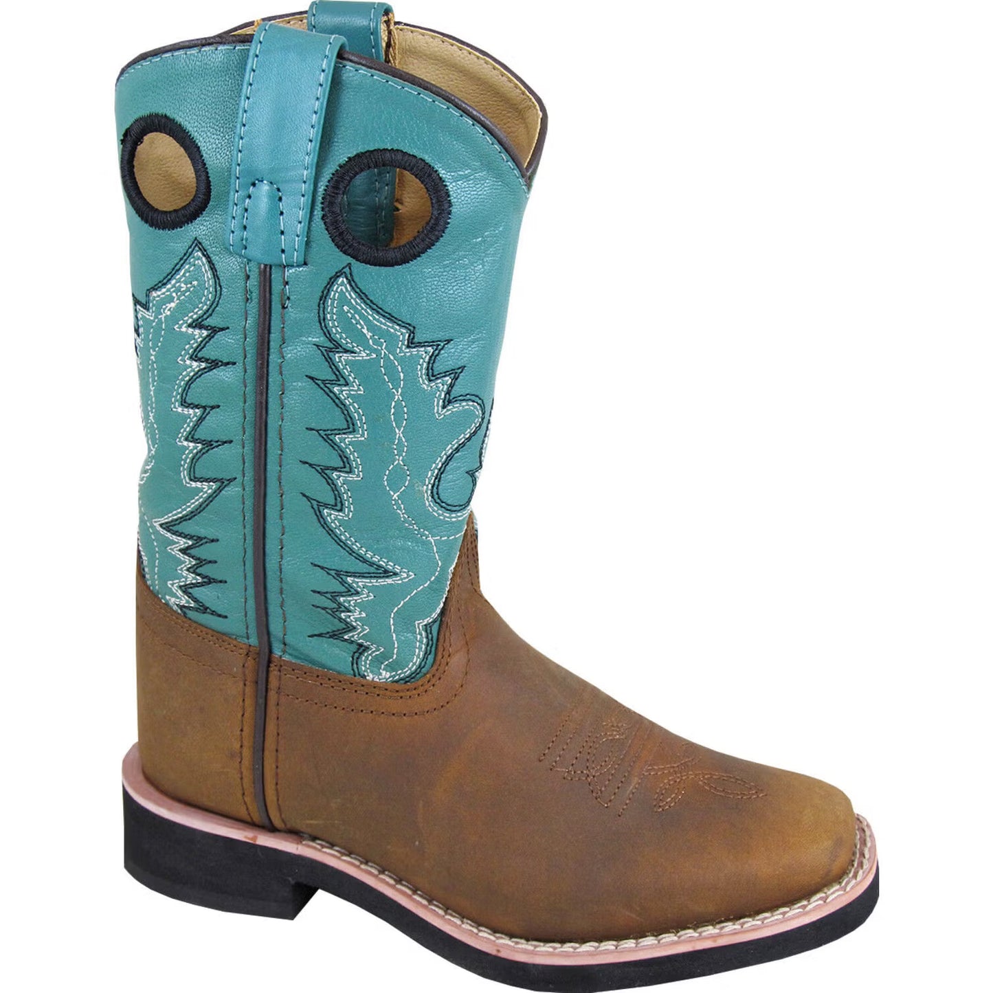 Smoky Mountain Kids Pueblo Broad Square Toe Western Boot