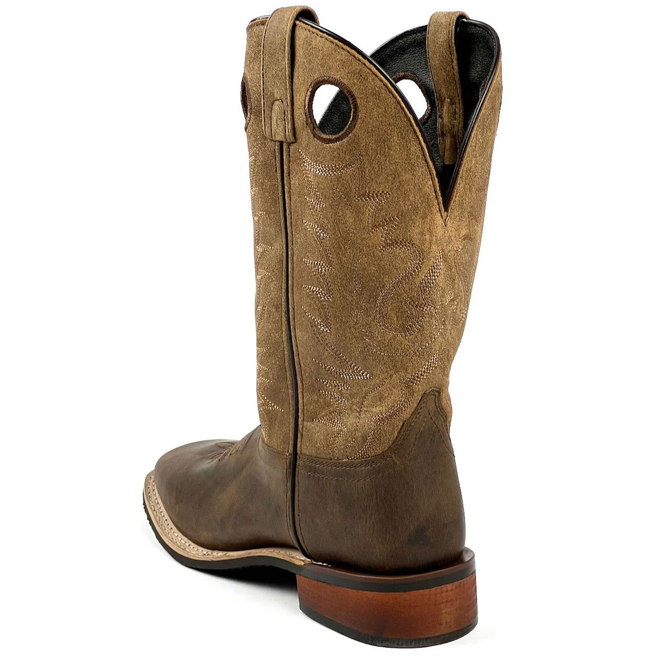 Bota vaquera de punta cuadrada ancha para hombre Smoky Mountain Timber