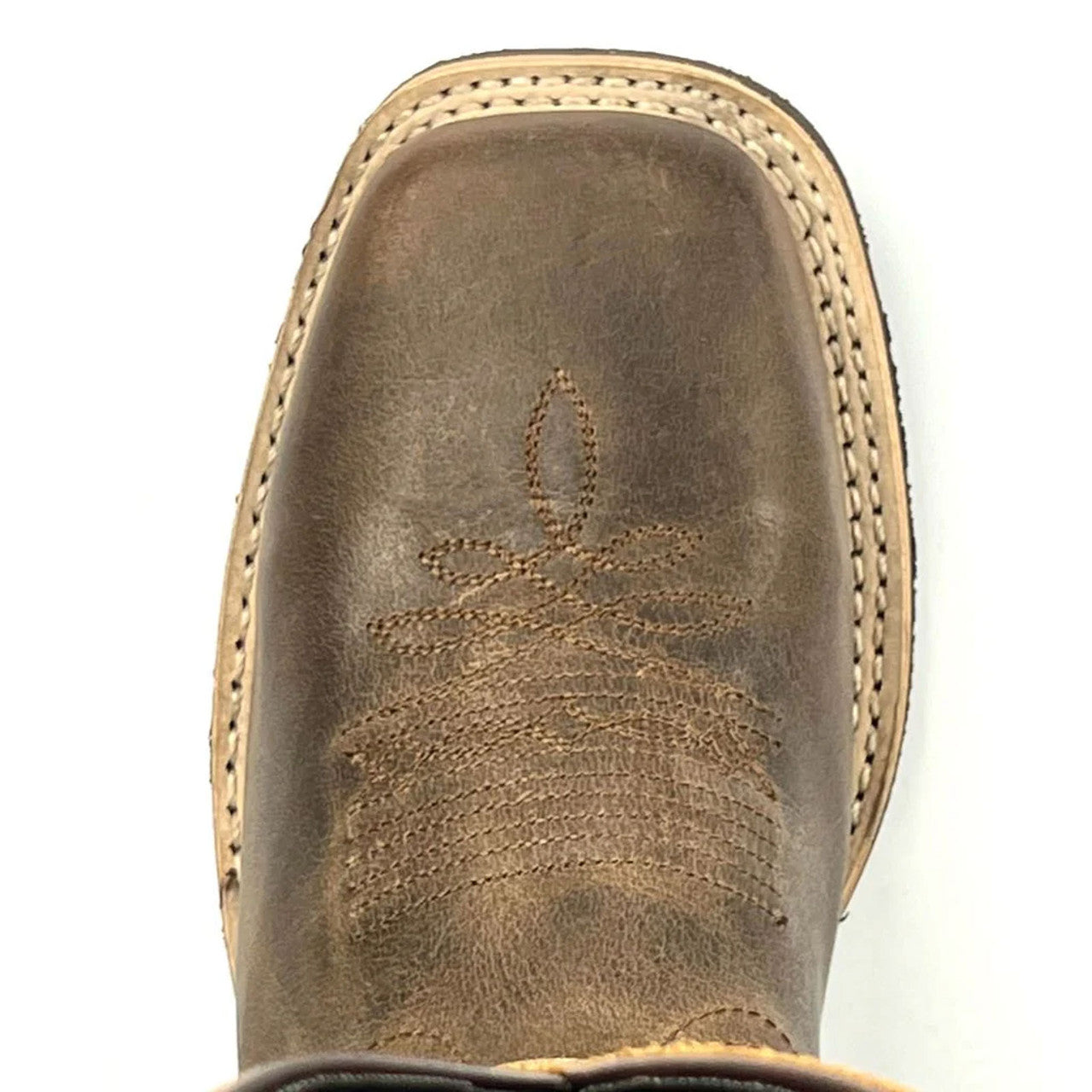 Bota vaquera de punta cuadrada ancha para hombre Smoky Mountain Timber