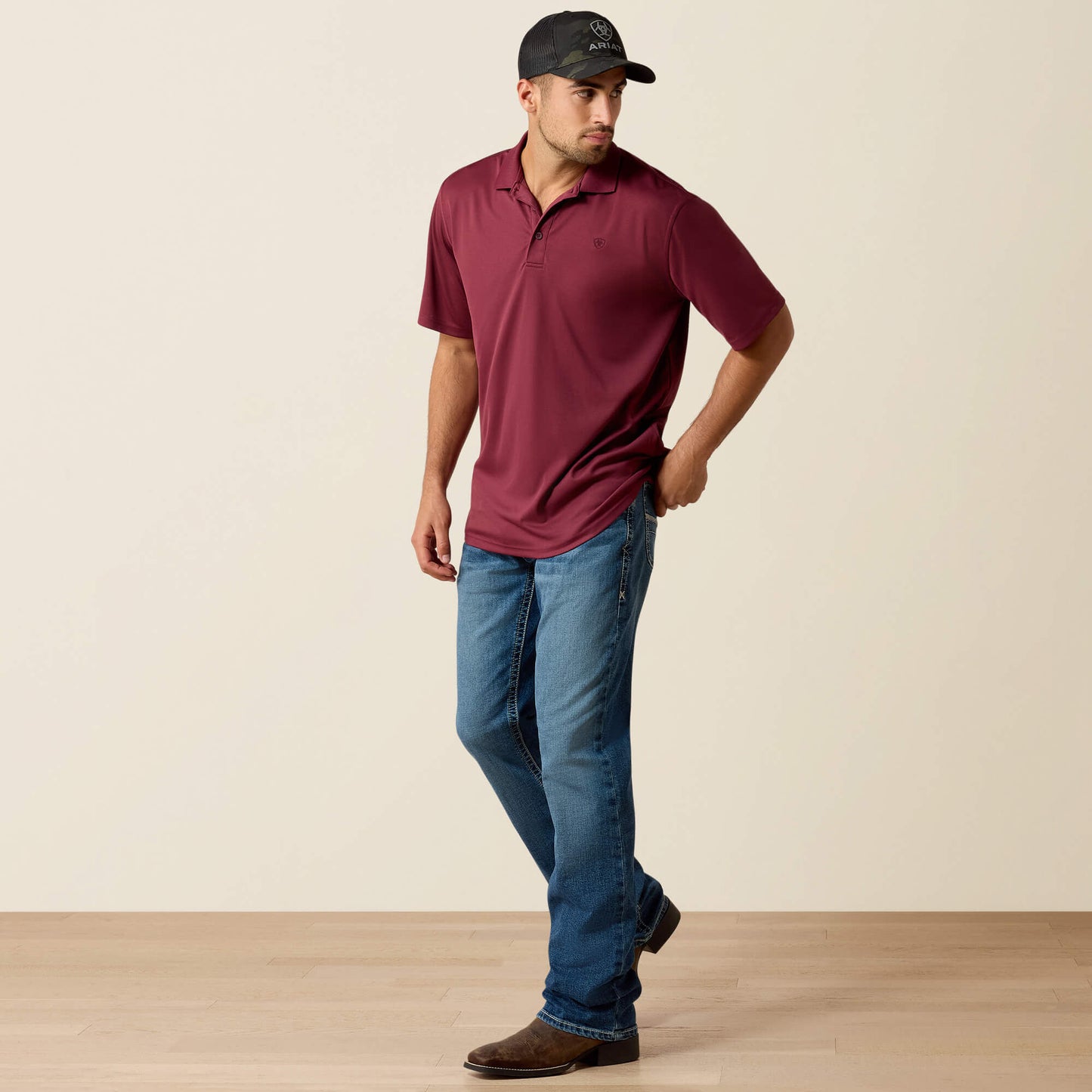 Polo Ariat AC Classic Fit: polo de alto rendimiento para hombre