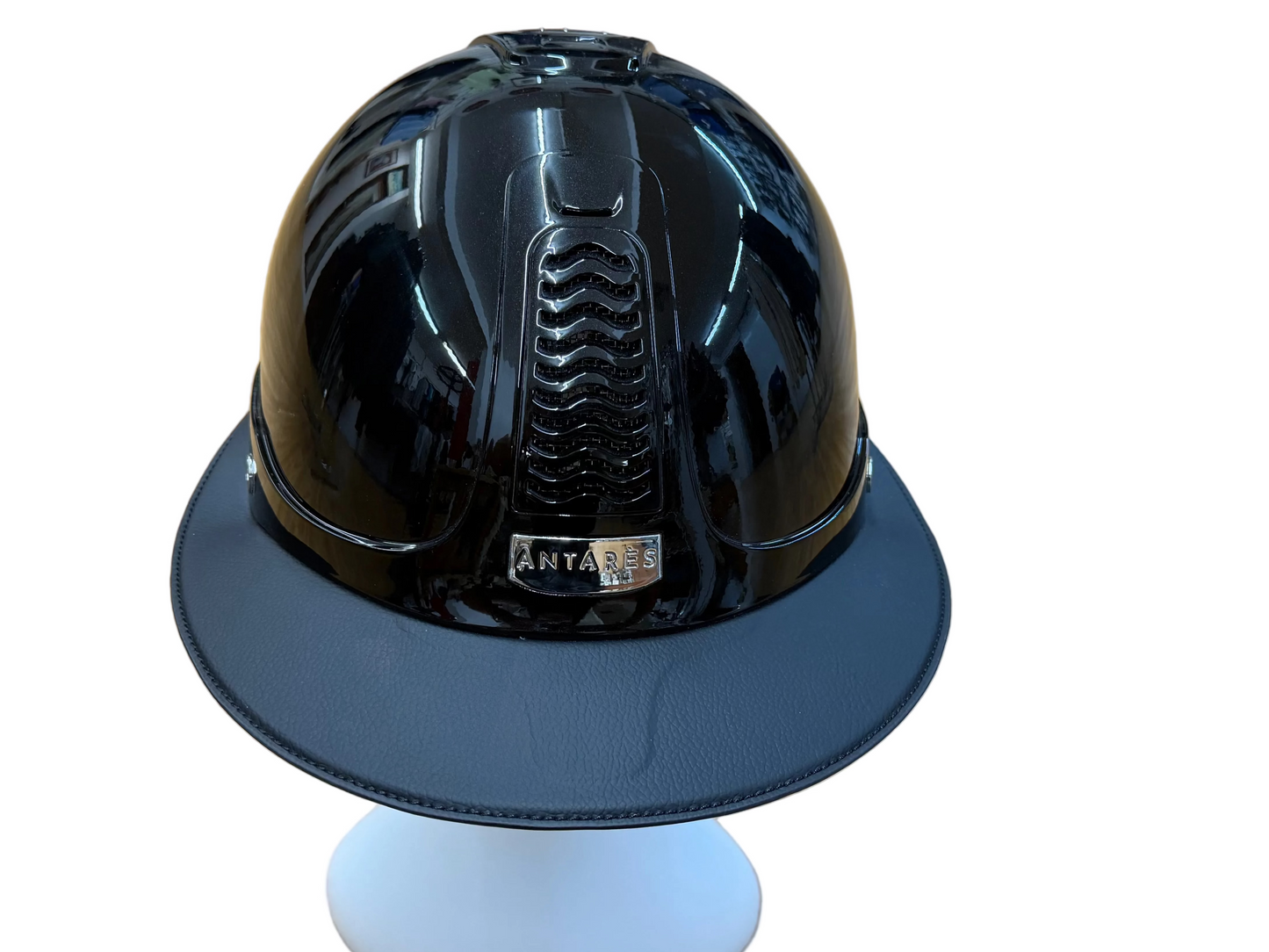 Antarès Precision Galaxy Riding Helmet – Glossy Black with Eclipse Visor