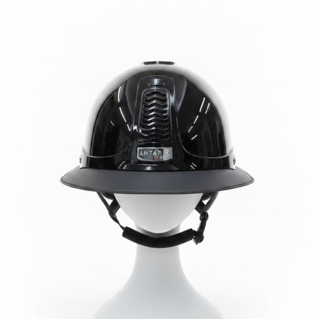 Antarès Precision Galaxy Riding Helmet – Glossy Black with Eclipse Visor
