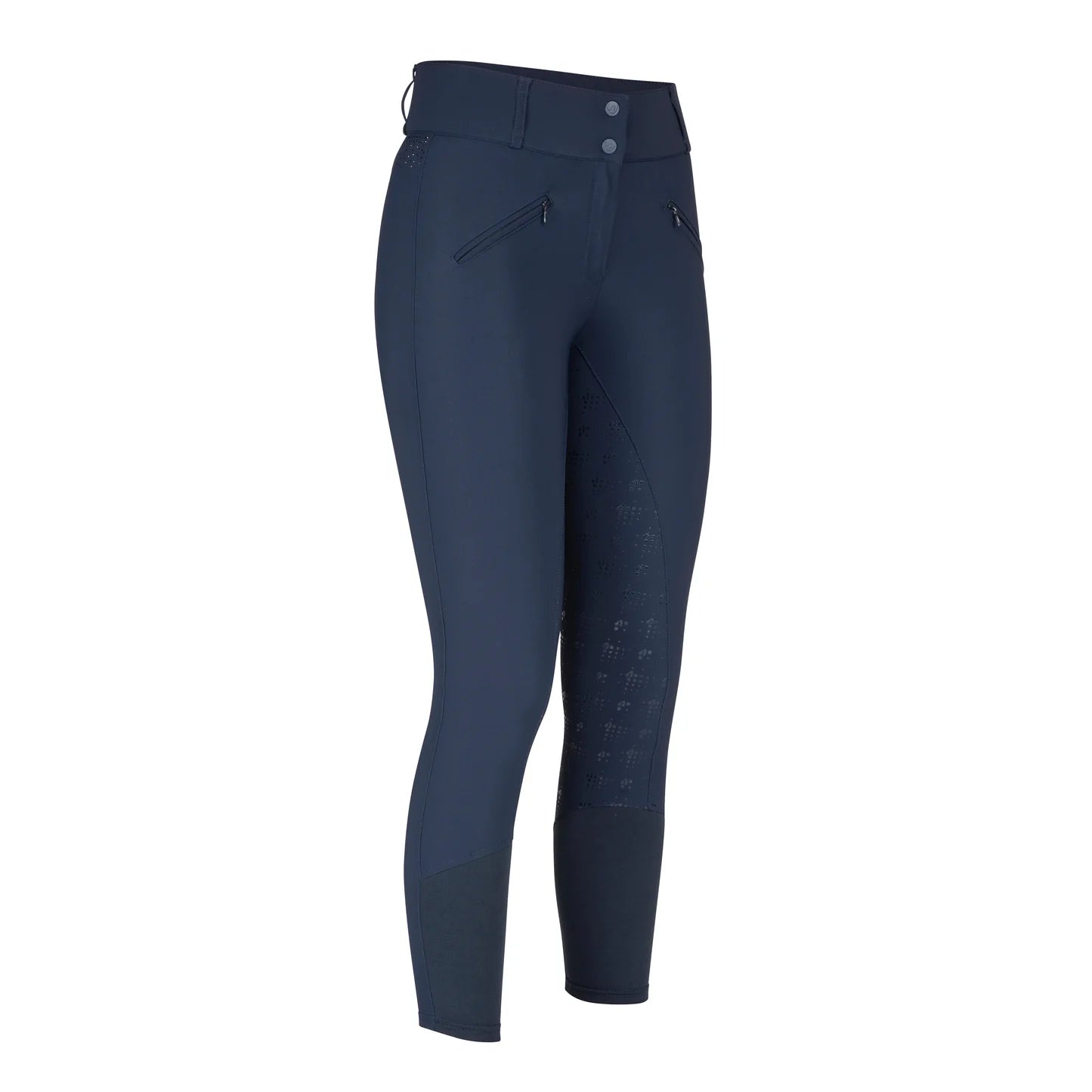 Pantalones de montar Isabelle con agarre en la rodilla negros