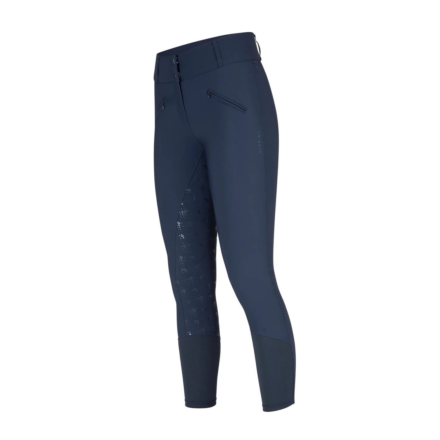Pantalones de montar Isabelle con agarre en la rodilla negros