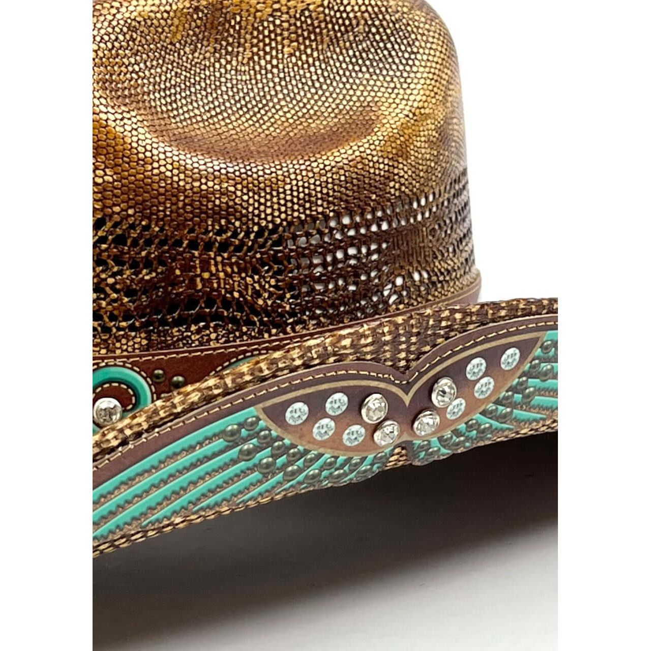 Sombrero vaquero de lana premium Boulder 6X – Piel de ante | Colección de fieltro Rodeo Round Up