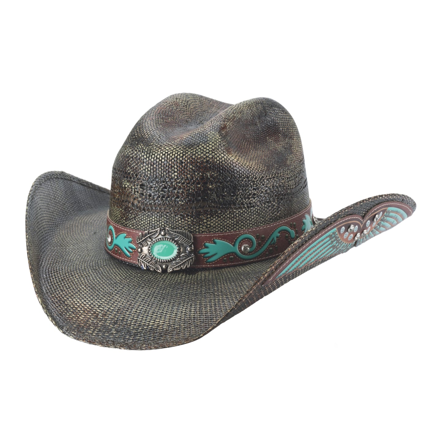 Sombrero vaquero de lana premium Boulder 6X – Piel de ante | Colección de fieltro Rodeo Round Up