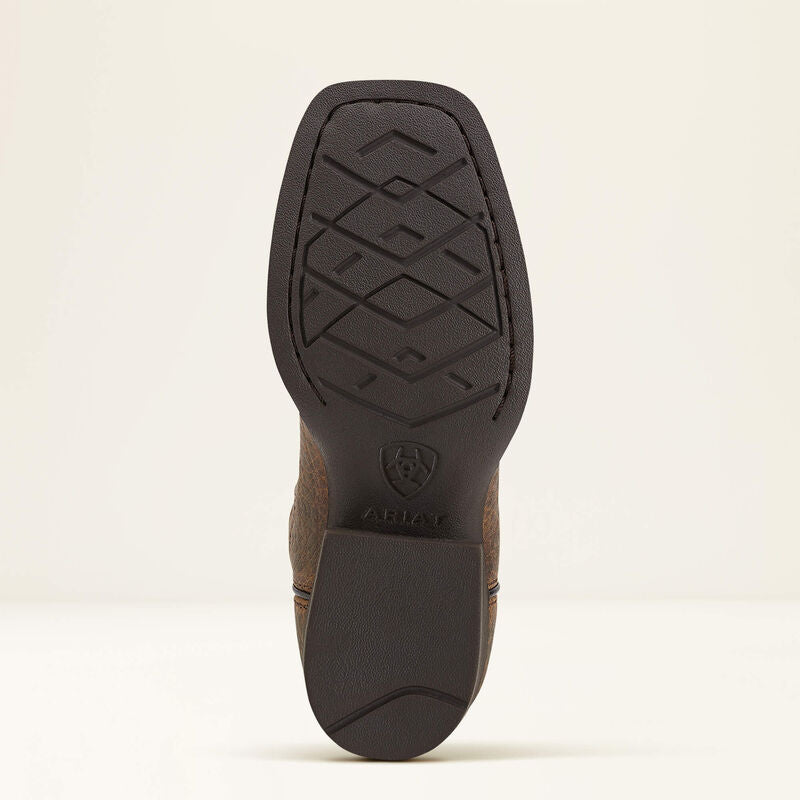 Ariat Tombstone Wide Square Toe Western Boot- Kids