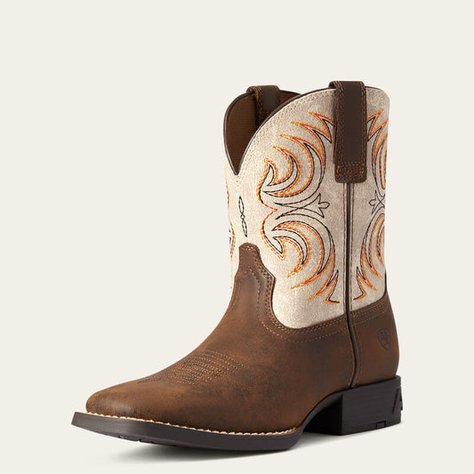 Ariat Youth Storm Wide Square Toe Western Boot